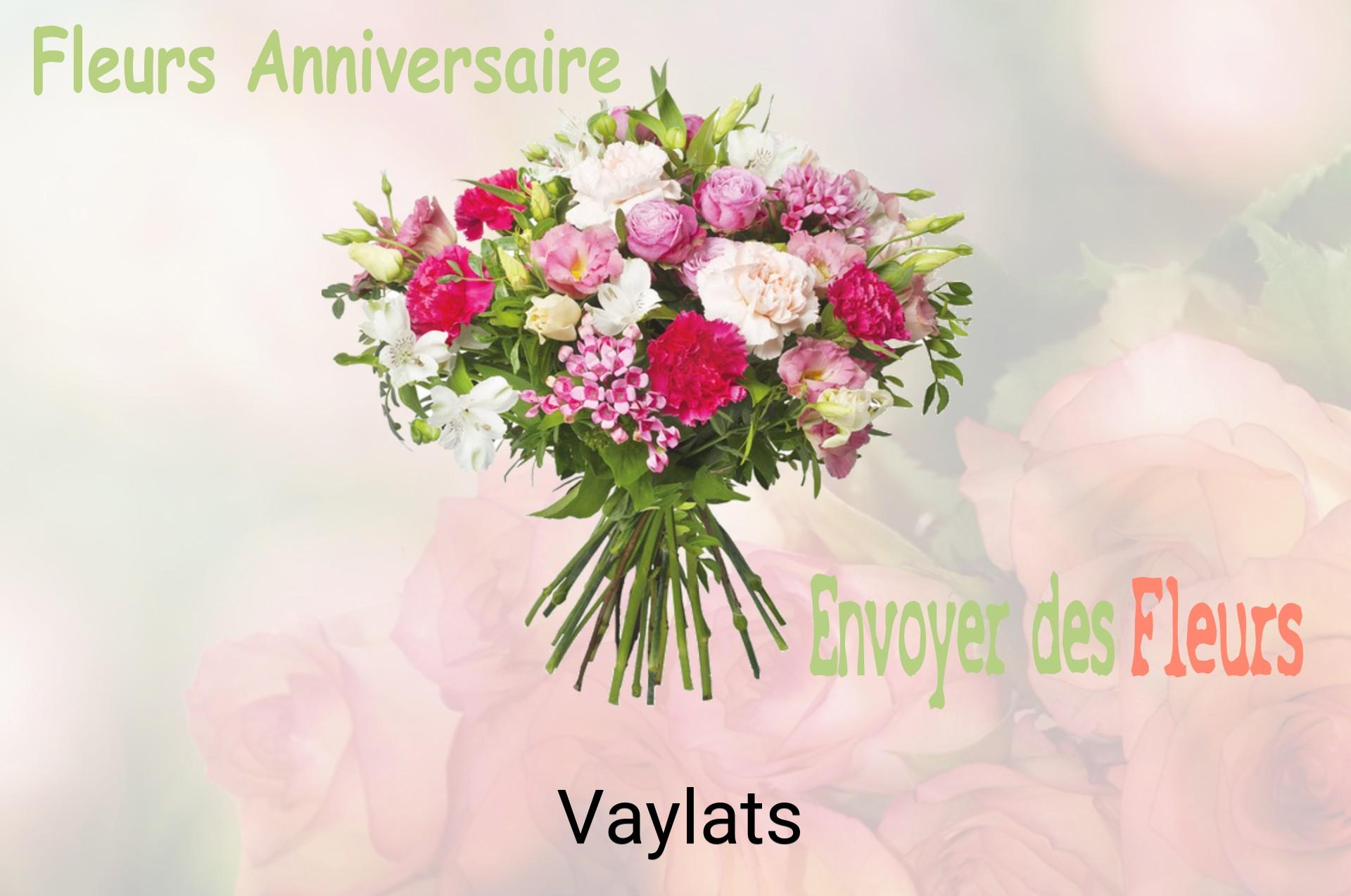 Bouquet de fleurs d’anniversaire livré à Vaylats