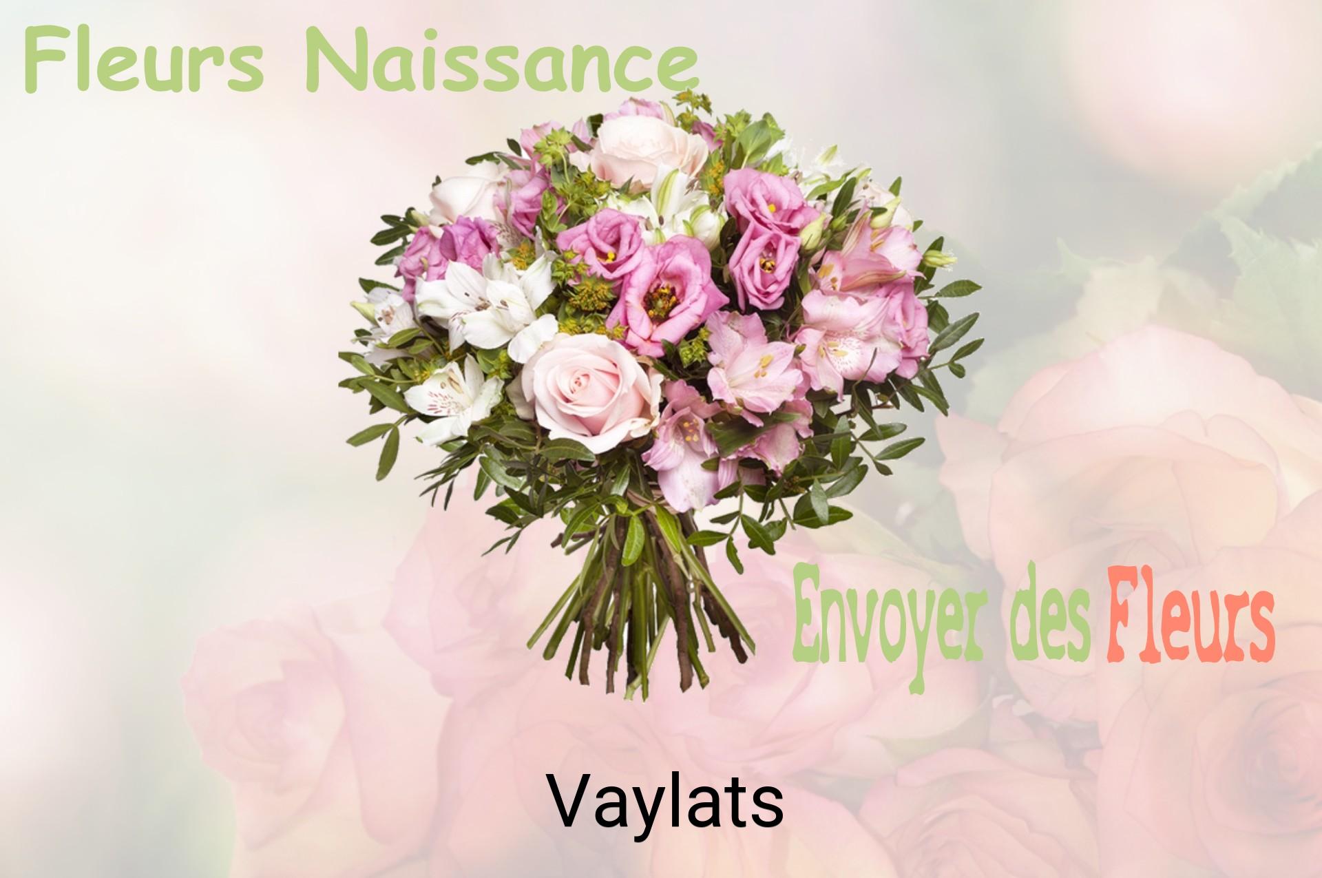 Bouquet de fleurs de naissance livré à Vaylats